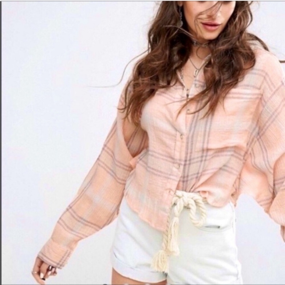 Free People Cutie Button Down